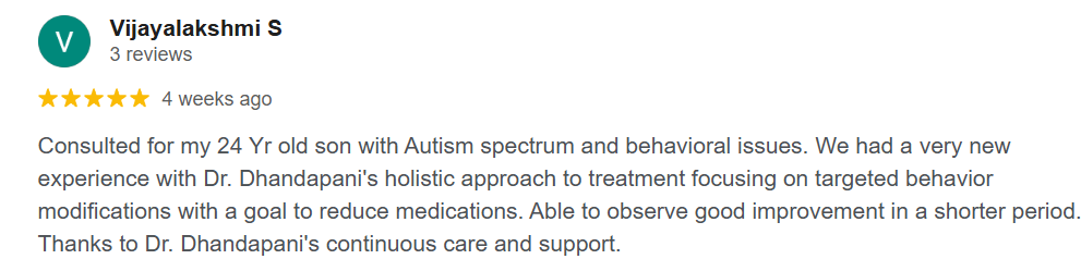 Patient review 1