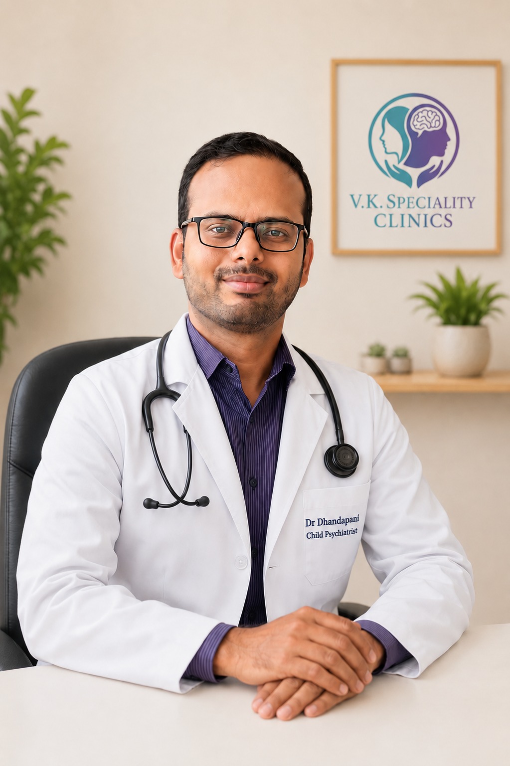 Dr. Dhandapani psychiatrist at VK Speciality Clinics Tiruvallur